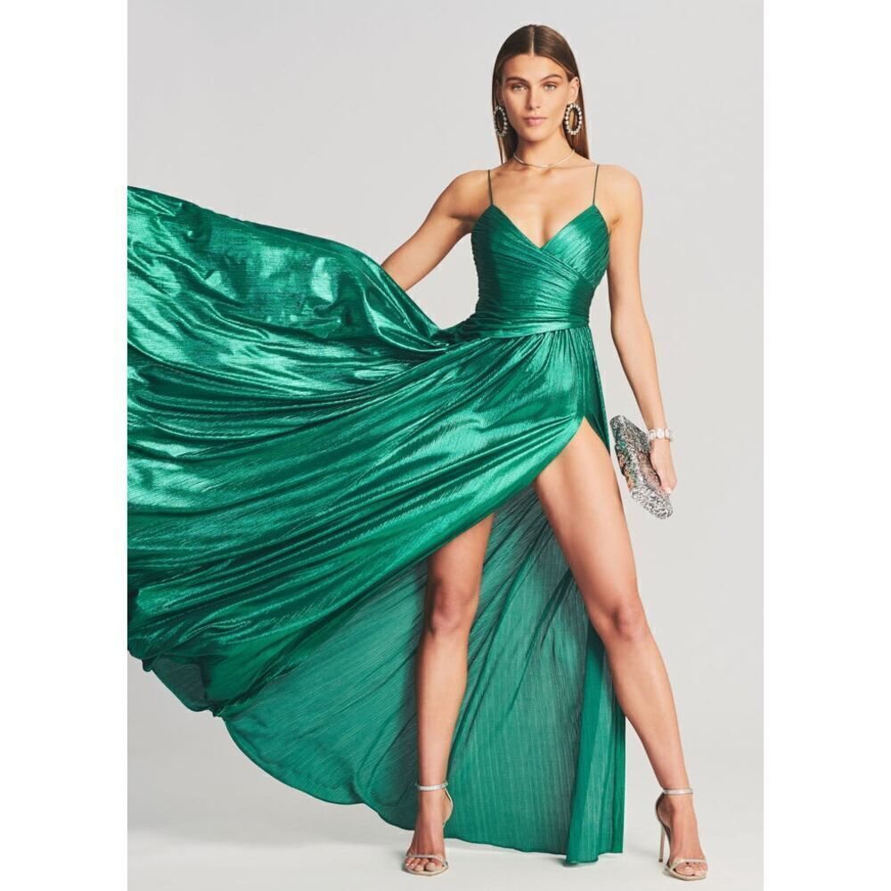 Retrofete Doss Maxi dress natural green XS